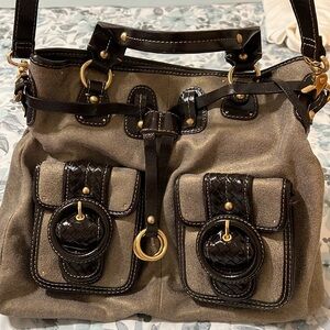 NWOT Elliot Luca Two Way Leather Bag